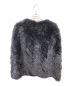 HBRAND (ブランド) DYED RABBIT FUR PONCHO(ダイドラビット　ファーポンチョ) サイズ:FREE：13000円