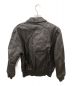 cooper (クーパー) TYPE A-2  GOAT SKIN LEATHER JACKET(ゴートスキンレザージャケット) ブラウン サイズ:42R：15000円