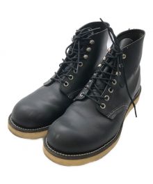 RED WING（レッドウィング）の古着「8165　6-INCH CLASSIC ROUND BLACK CHROME　六インチ クラシックラウンドブーツ　ブラッククローム」｜ブラック