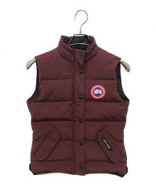 CANADA GOOSE（カナダグース）の古着「FREESTYLE VEST フリースタイル ベスト」｜ボルドー