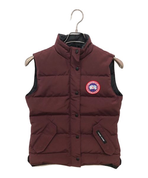 CANADA GOOSE（カナダグース）CANADA GOOSE (カナダグース) FREESTYLE VEST フリースタイル ベスト ボルドー サイズ:SIZE Sの古着・服飾アイテム