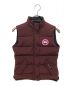 CANADA GOOSE（カナダグース）の古着「FREESTYLE VEST フリースタイル ベスト」｜ボルドー