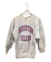 Champion REVERSE WEAVE（チャンピオン リバース ウィーブ）の古着「90's VINTAGE スウェット AFL/NFL "HOUSTON OILERS"」｜グレー