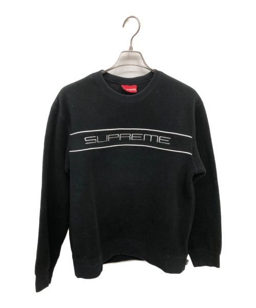 SUPREME（シュプリーム）SUPREME (シュプリーム) Polartec Crewneck スウェット ブラック サイズ:SIZE Mの古着・服飾アイテム