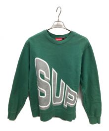 SUPREME（シュプリーム）の古着「Side Arc Crewneck　サイドアーク クルーネック スウェット」｜グリーン