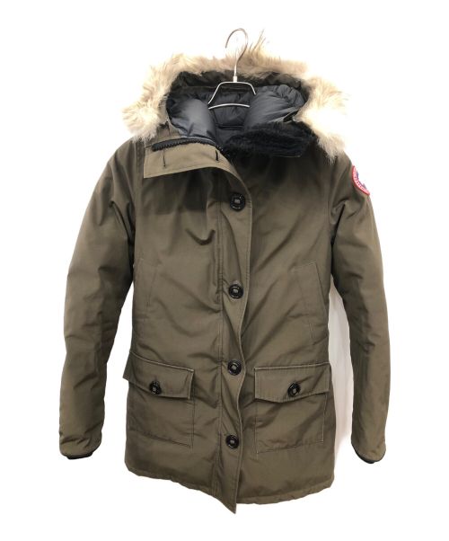 CANADA GOOSE（カナダグース）CANADA GOOSE (カナダグース) BRONTE PARKA Heritage(ブロンテ パーカ ヘリテージ)ダウンジャケット グリーン サイズ:Mの古着・服飾アイテム