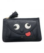 ANYA HINDMARCHアニヤハインドマーチ）の古着「ENVELOPE CARD CASE ZANY エンベロープカードケース ザニー」｜ネイビー