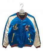 TED COMPANYテッドカンパニー）の古着「REVERSIBLE SOUVENIR JKT／リバーシブル スカジャン」｜ブルー