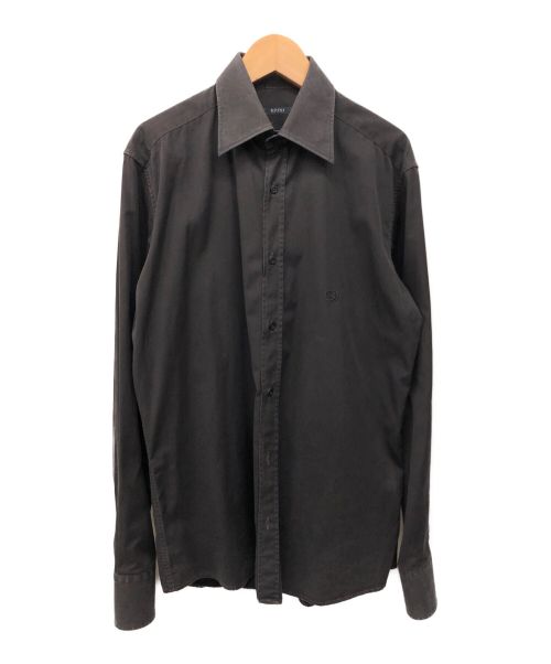 GUCCI（グッチ）GUCCI (グッチ) 長袖シャツ ブラウン サイズ:記載なしの古着・服飾アイテム