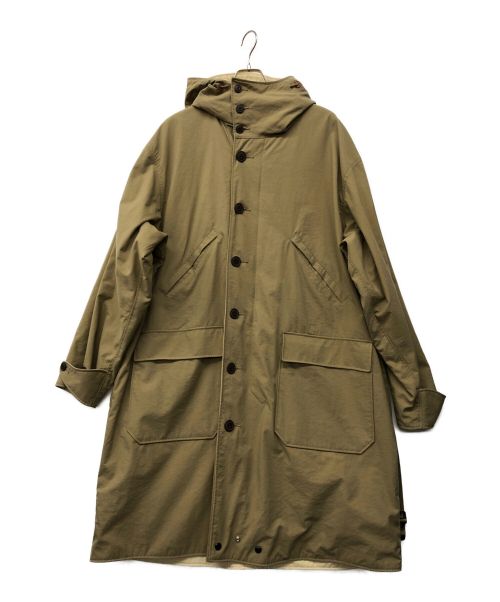 BEAMS PLUS（ビームスプラス）BEAMS PLUS (ビームスプラス) ミリタリーリバーシブルコート ベージュ×ホワイト サイズ:XLの古着・服飾アイテム