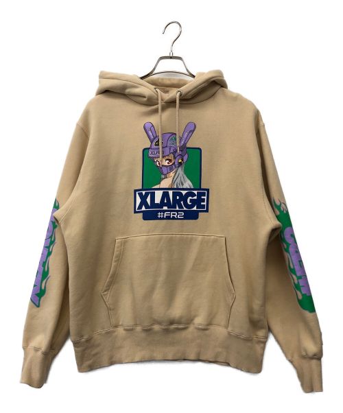 X-LARGE（エクストララージ）X-LARGE (エクストララージ) パーカー ベージュ サイズ:Mの古着・服飾アイテム