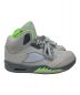 NIKE (ナイキ) AIR JORDAN5 RETRO グレー×グリーン サイズ:27.5cm：8000円