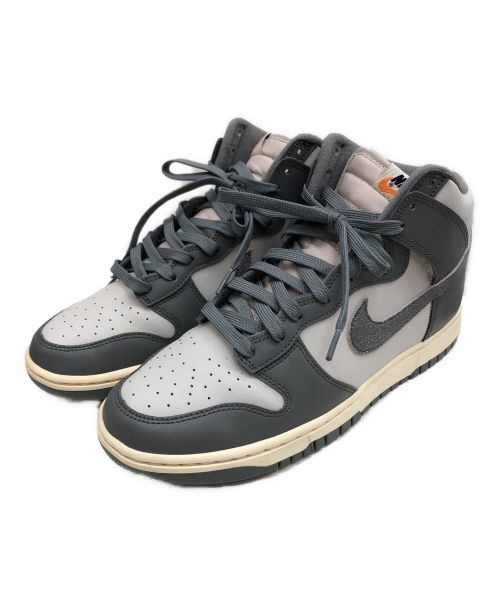 NIKE（ナイキ）NIKE (ナイキ) Dunk High Retro SE VNTG グレー サイズ:27.5の古着・服飾アイテム