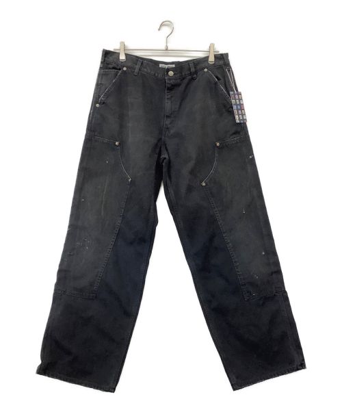 TTT MSW（ティー）TTT MSW (ティー) BORO Work Pants ブラック サイズ:Lの古着・服飾アイテム