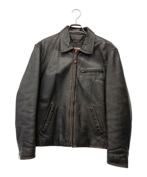 HARLEY-DAVIDSON（ハーレーダビッドソン）HARLEY-DAVIDSON (ハーレーダビッドソン) レザージャケット ブラウン サイズ:36の古着・服飾アイテム