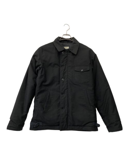 BUZZ RICKSON'S（バズリクソンズ）BUZZ RICKSON'S (バズリクソンズ) U'S NAVY (ユーエスネイビー) WILLIAM GIBSON DECK JACKET ブラック サイズ:Lの古着・服飾アイテム