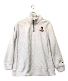 Champion REVERSE WEAVE（チャンピオン リバース ウィーブ）の古着「ハーフジップスウェット」｜ホワイト