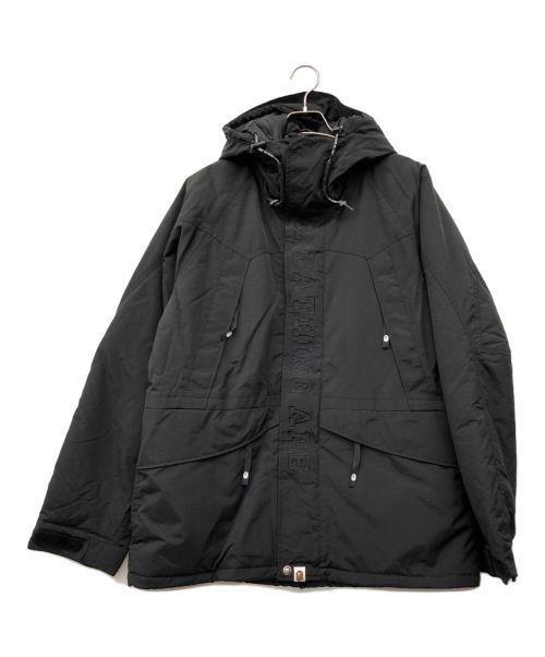 A BATHING APE（アベイシングエイプ）A BATHING APE (アベイシングエイプ) SNOWBOARD JACKET ブラック サイズ:XLの古着・服飾アイテム