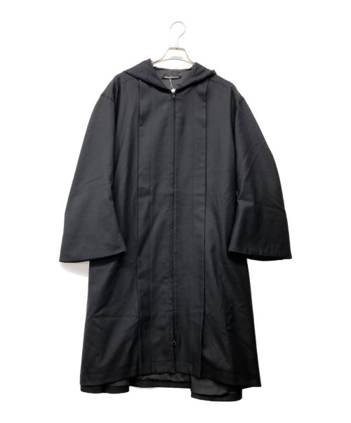 YOHJI YAMAMOTO（ヨウジヤマモト）YOHJI YAMAMOTO (ヨウジヤマモト) フーデッドコート ブラック サイズ:2 未使用品の古着・服飾アイテム