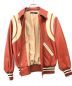 中古・古着 BEAMS (ビームス) Varsity Jacket オレンジ×ベージュ サイズ:S：8000円