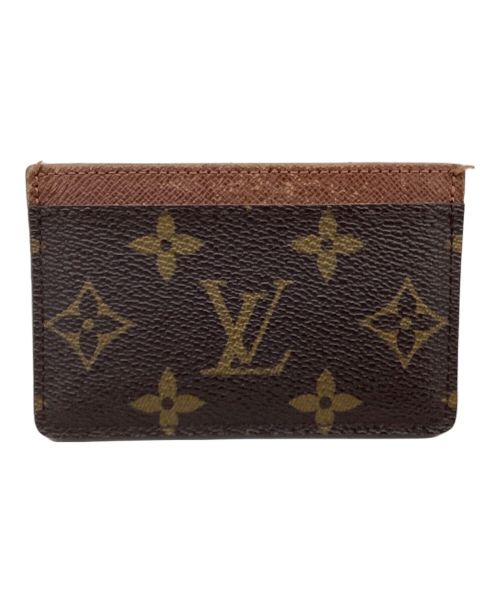 LOUIS VUITTON（ルイ ヴィトン）LOUIS VUITTON (ルイ ヴィトン) カードケース ブラウンの古着・服飾アイテム