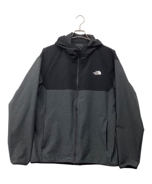 THE NORTH FACE（ザ ノース フェイス）THE NORTH FACE (ザ ノース フェイス) エイペックスフレックスフーディ グレー×ブラック サイズ:XLの古着・服飾アイテム