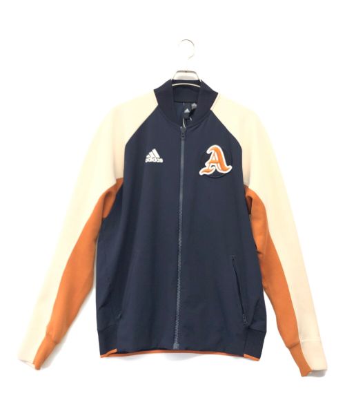 adidas（アディダス）adidas (アディダス) スウェットジャケット ネイビー サイズ:2XO 未使用品の古着・服飾アイテム