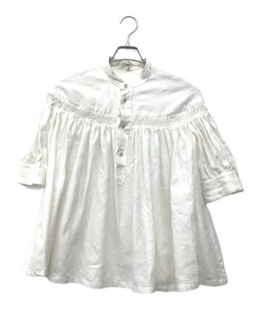 SCYE（サイ）SCYE (サイ) リネンタックブラウス ホワイト サイズ:40の古着・服飾アイテム