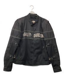 HARLEY-DAVIDSON（ハーレーダビッドソン）の古着「クラシッククルーザーメッシュジャケット」｜ブラック