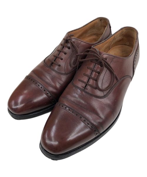 Crockett & Jones（クロケット＆ジョーンズ）Crockett & Jones (クロケット＆ジョーンズ) ストレートチップシューズ ブラウン サイズ:6 1/2の古着・服飾アイテム