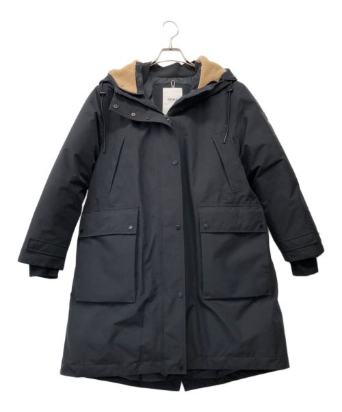 AIGLE（エーグル）AIGLE (エーグル) ダウンモッズコート ブラック サイズ:36の古着・服飾アイテム