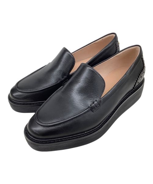 COLE HAAN（コールハーン）COLE HAAN (コールハーン) プラットフォームベネチアンローファー ブラック サイズ:22cmの古着・服飾アイテム