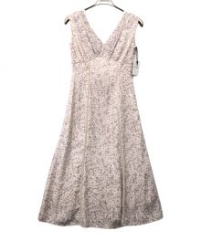 HER LIP TO（ハーリップトゥ）の古着「Lace Trimmed Floral Dress」｜モーブ