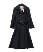 HER LIP TOハーリップトゥ）の古着「Mademoiselle 2Way Long Coat」｜ネイビー