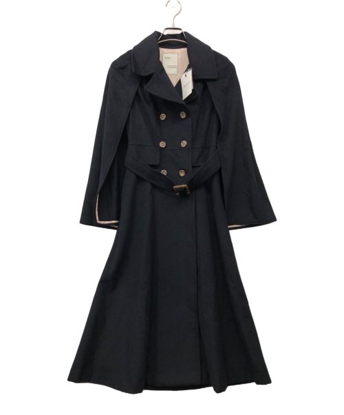 HER LIP TO（ハーリップトゥ）HER LIP TO (ハーリップトゥ) Mademoiselle 2Way Long Coat ネイビー サイズ:Sの古着・服飾アイテム