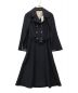 HER LIP TO（ハーリップトゥ）の古着「Mademoiselle 2Way Long Coat」｜ネイビー