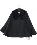 HER LIP TOハーリップトゥ）の古着「Convertible Faux Fur Tippet Coat」｜ブラック