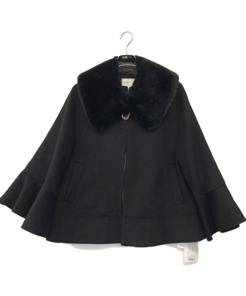 HER LIP TO（ハーリップトゥ）HER LIP TO (ハーリップトゥ) Convertible Faux Fur Tippet Coat ブラック サイズ:Mの古着・服飾アイテム