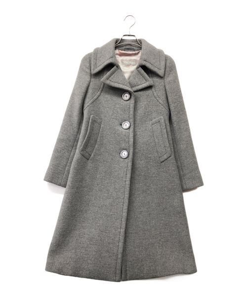 MaxMara（マックスマーラ）MaxMara (マックスマーラ) ロングコート グレー サイズ:40の古着・服飾アイテム