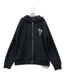 stussy（ステューシー）の古着「ジップパーカー」｜ブラック