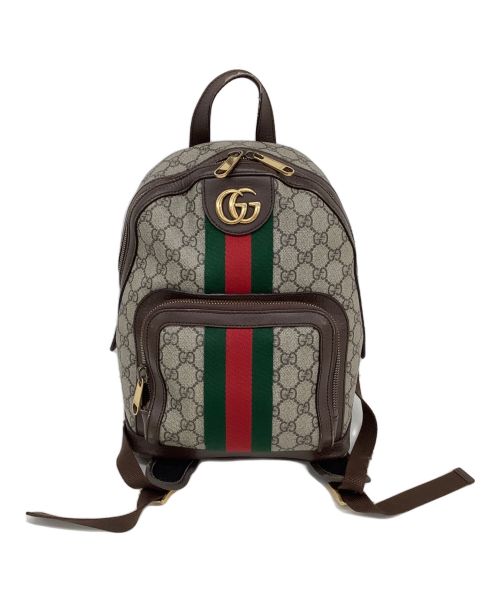 GUCCI（グッチ）GUCCI (グッチ) オフィディアバックパック ブラウンの古着・服飾アイテム