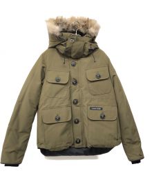 CANADA GOOSE（カナダグース）の古着「ダウンジャケット」｜カーキ