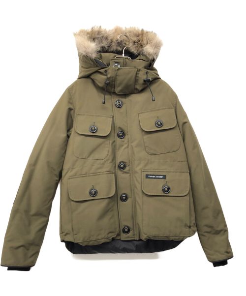 CANADA GOOSE（カナダグース）CANADA GOOSE (カナダグース) ダウンジャケット カーキ サイズ:Mの古着・服飾アイテム