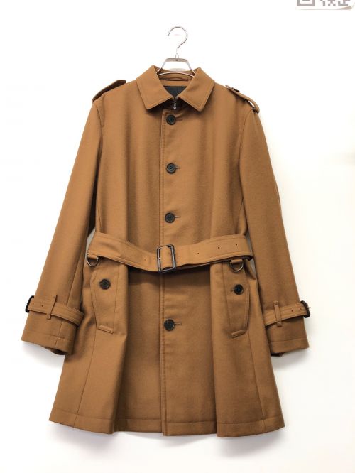 BURBERRY LONDON（バーバリーロンドン）BURBERRY LONDON (バーバリーロンドン) ウールトレンチコート ブラウン サイズ:Mの古着・服飾アイテム