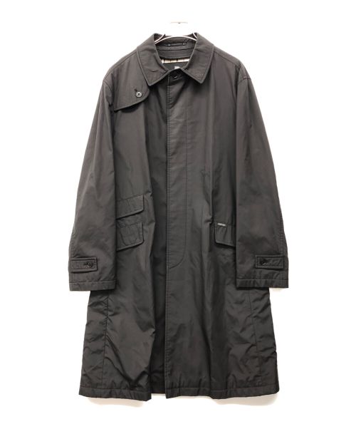 BURBERRY BLACK LABEL（バーバリーブラックレーベル）BURBERRY BLACK LABEL (バーバリーブラックレーベル) ステンカラーコート ブラック サイズ:XLの古着・服飾アイテム