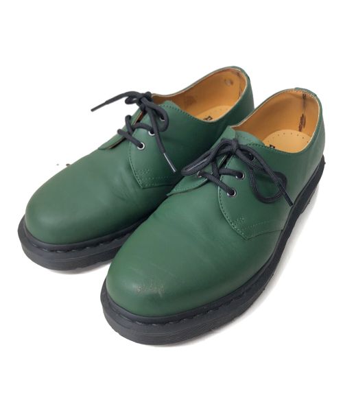 Dr.Martens（ドクターマーチン）Dr.Martens (ドクターマーチン) 3ホールシューズ グリーン サイズ:UK7の古着・服飾アイテム