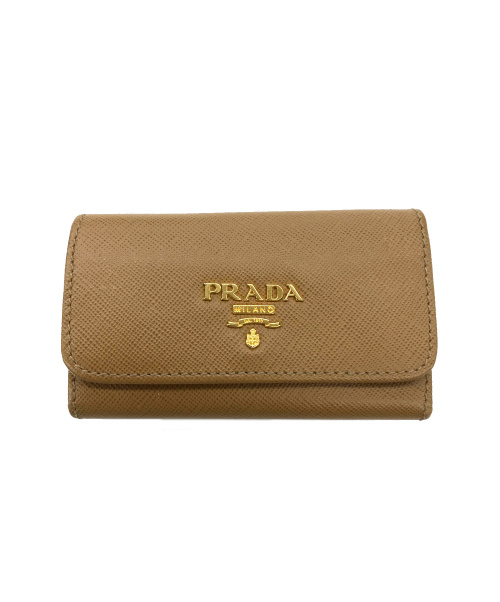 中古 古着通販 Prada プラダ キーケース ベージュ ブランド 古着