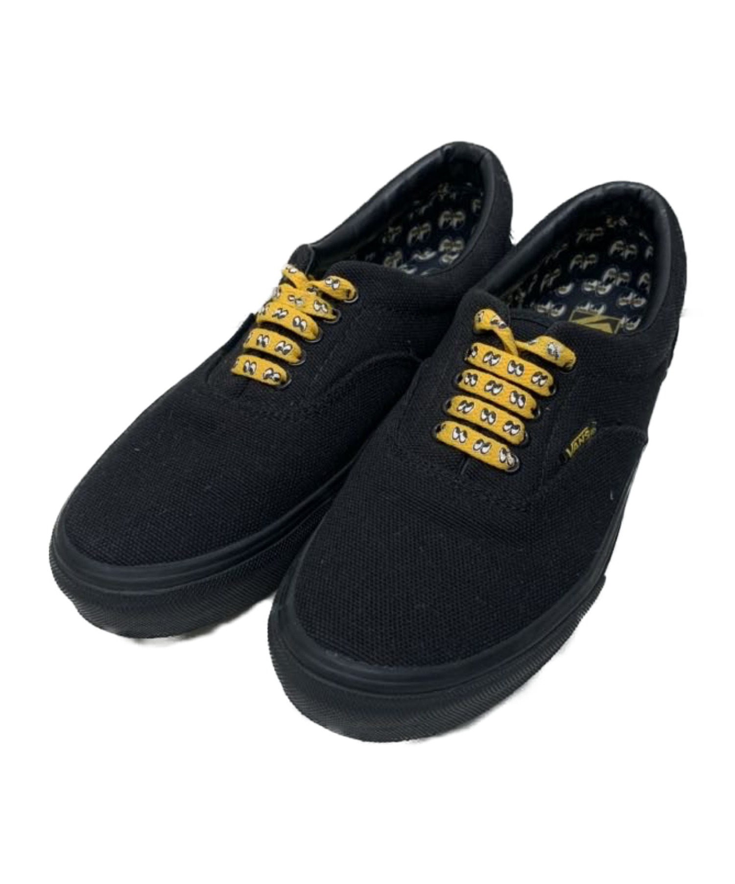 中古 古着通販 Vans バンズ 別注コラボ スニーカー ブラック イエロー サイズ 26 5cm ブランド 古着通販 トレファク公式 Trefac Fashion