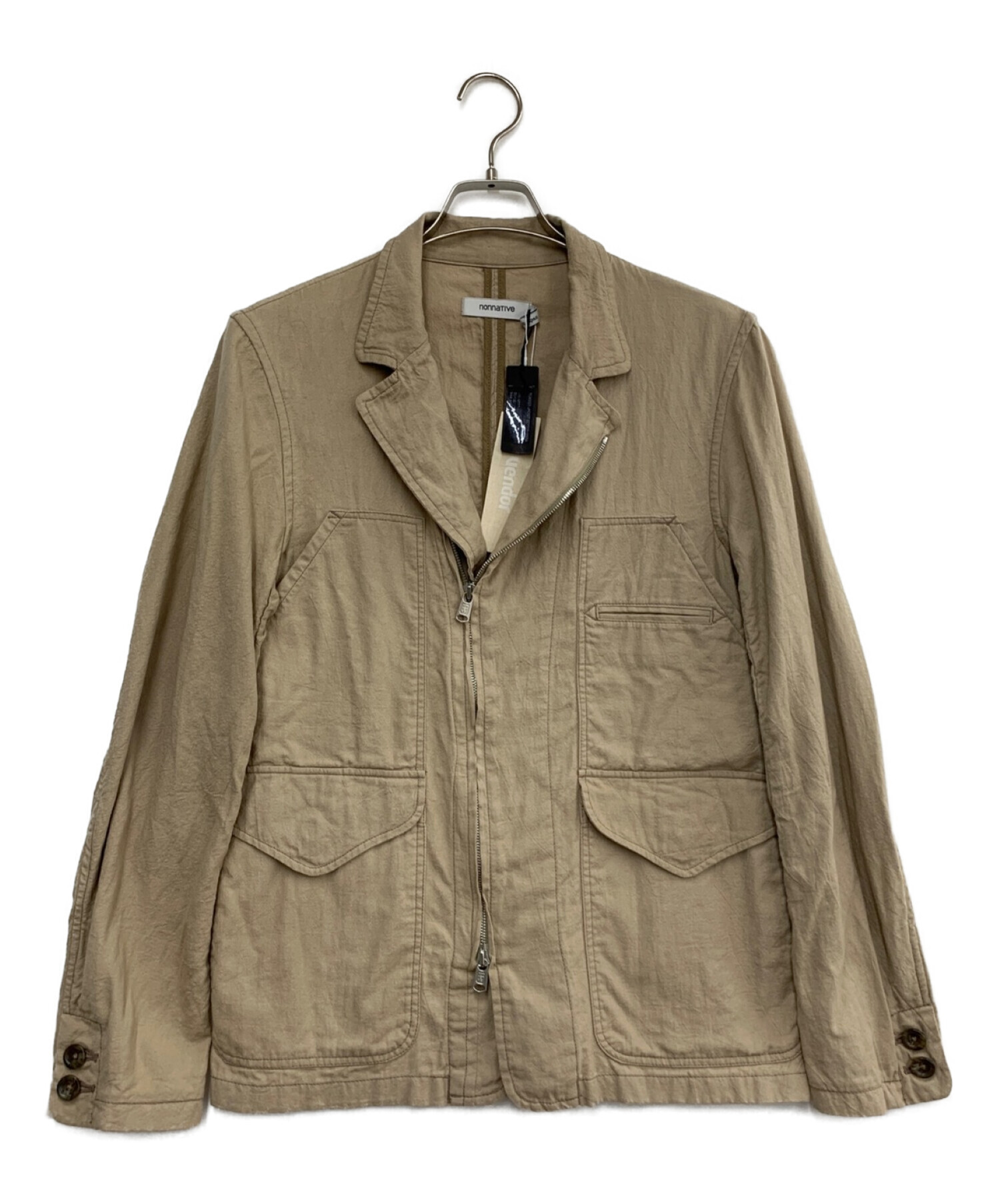 nonnative (ノンネイティブ) ジップアップジャケット ベージュ サイズ:サイズ1