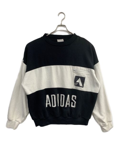 adidas（アディダス）adidas (アディダス) 90’Sスウェット ブラック×ホワイト サイズ:不明の古着・服飾アイテム